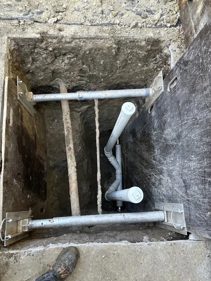 Experienced plumber completing Gas Line Repair work in Denver City